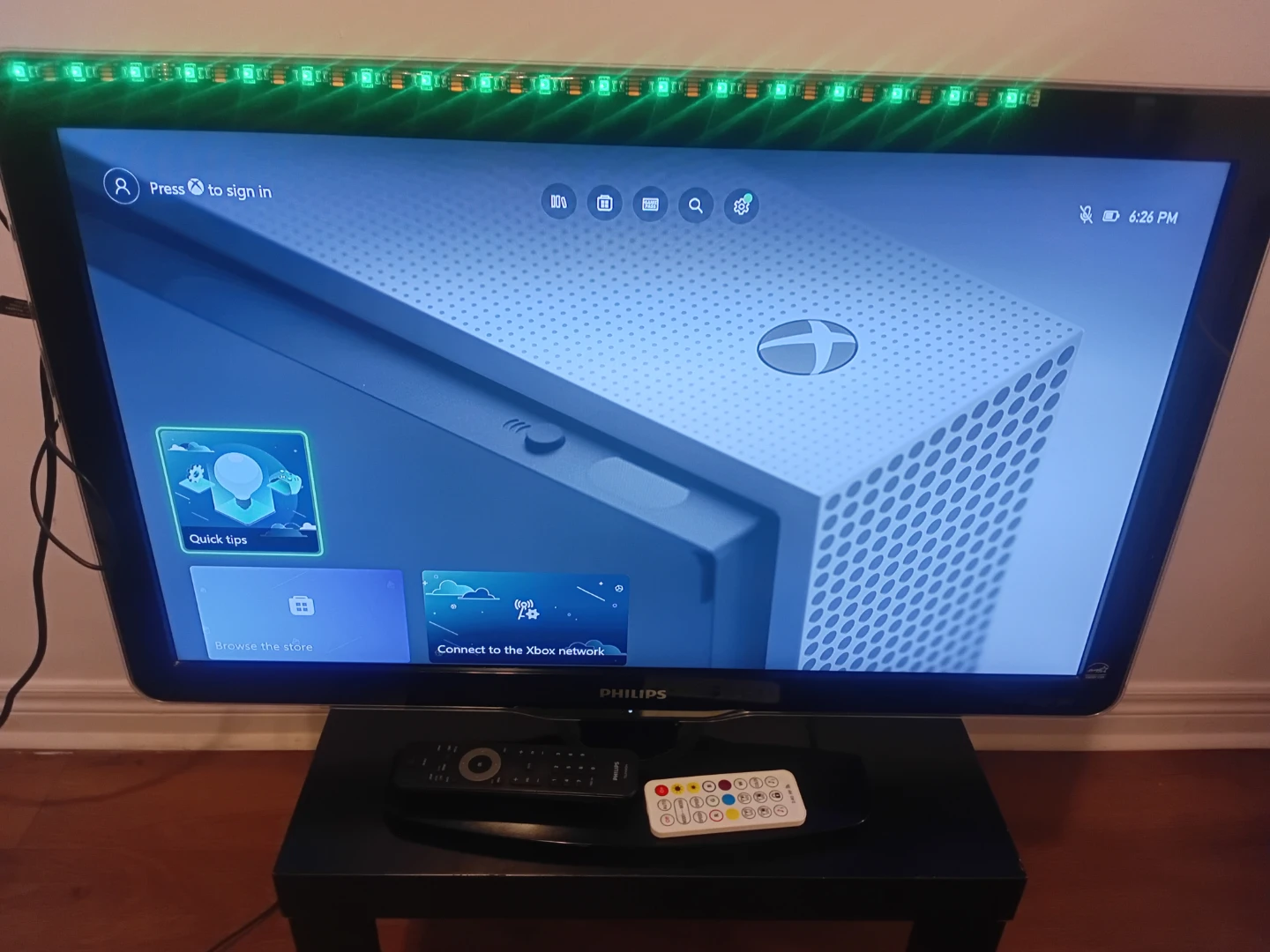 Philips Flat Screen TV with remote (not smart tv)