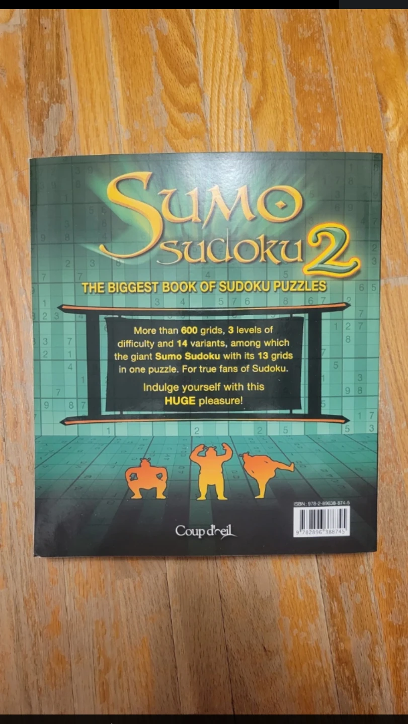 Sumo Sudoku 2: The Biggest Book of Sudoku Puzzles - photo 2