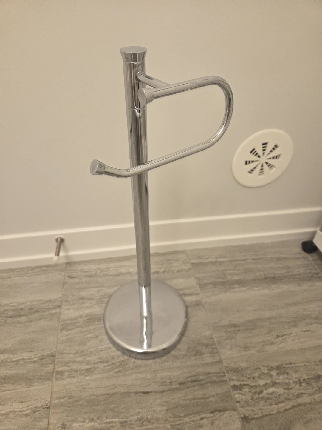 Chrome Freestanding Toilet Paper Holder