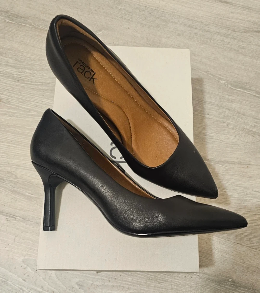 Nordstrom Rack Black Pointed Toe Heels - Women's Size 6.5 - photo 3