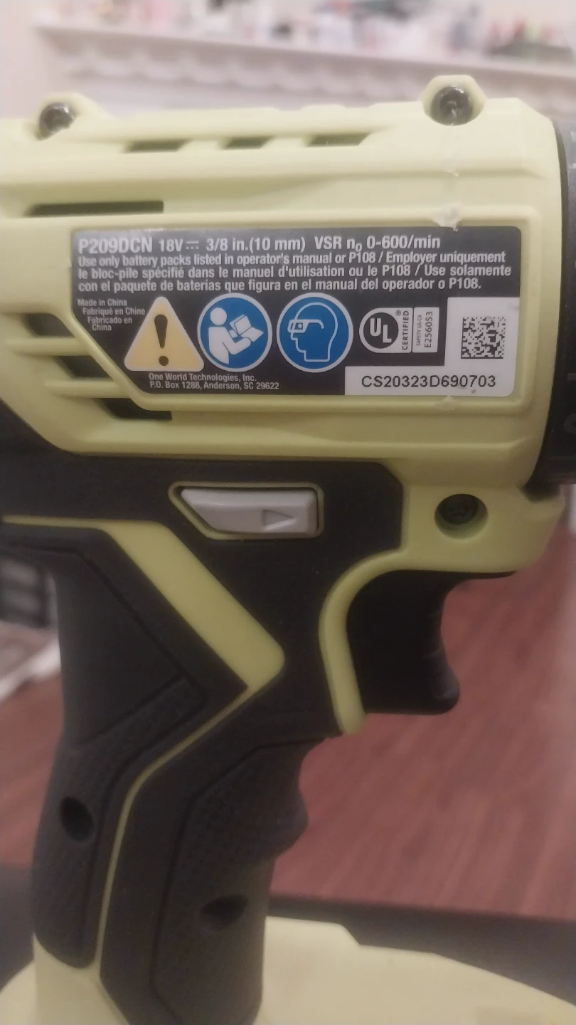 Ryobi 18V Cordless Drill P209DCN - photo 4