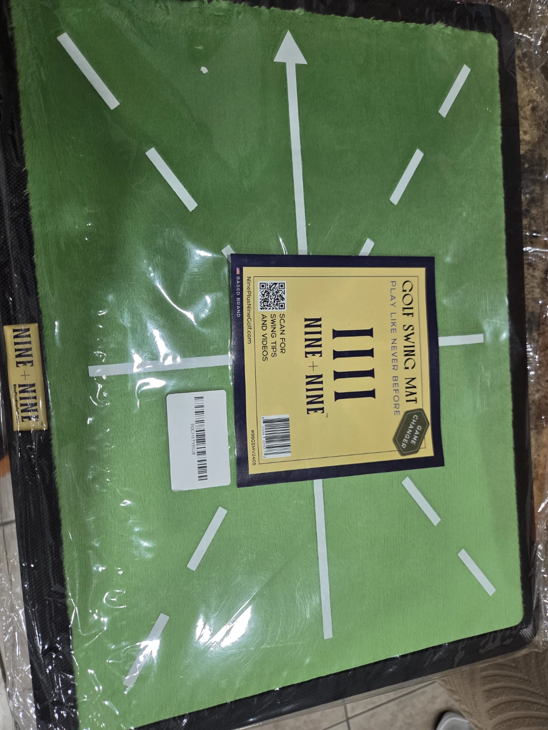 NINE + NINE Golf Gifts for Men/Women - Golf Practice Mat 16"x12" - photo 3