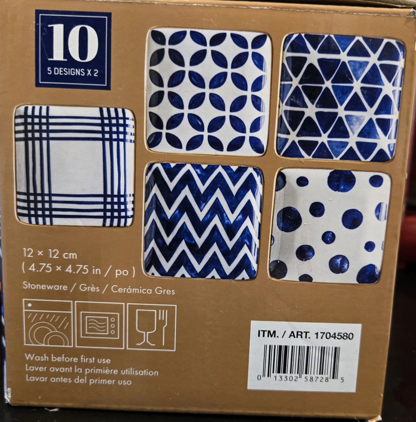Set of 10 Over and Back Tapas Plates - photo 2