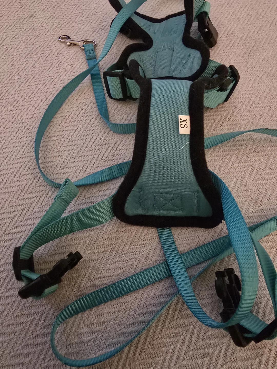 Rabbitgoo Pet Harness and Leash Set - Teal XS - photo 2