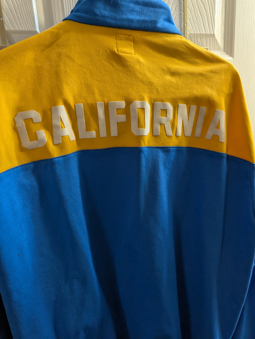 Adidas California Track Jacket Med/Large Blue Yellow - photo 3