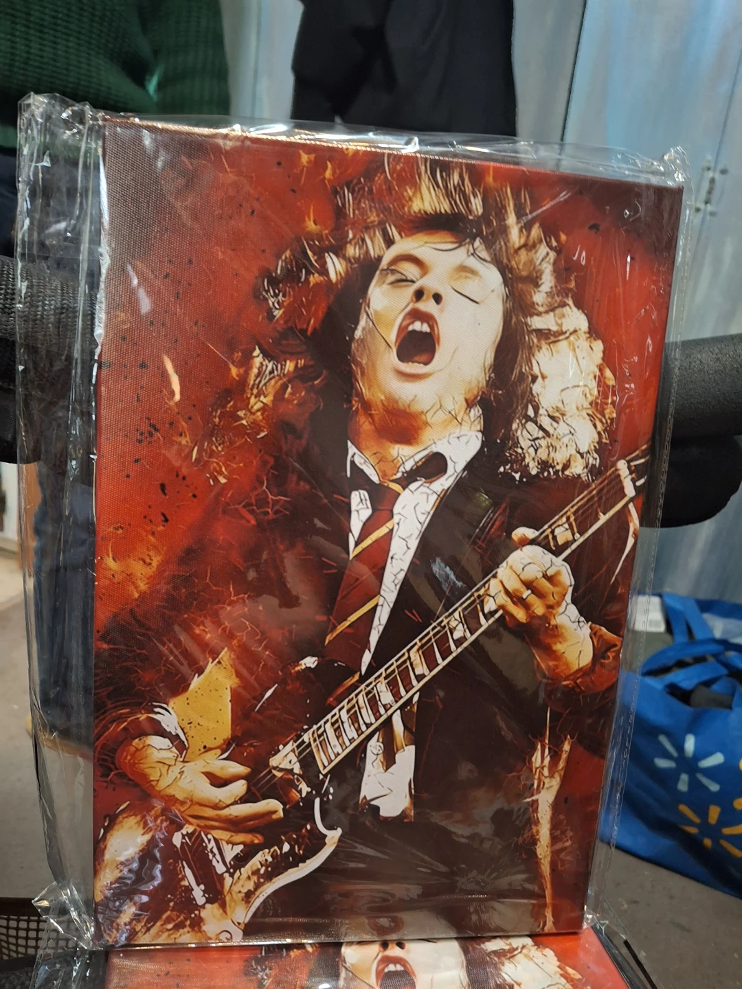 AC/DC  Angus young Canvas Print