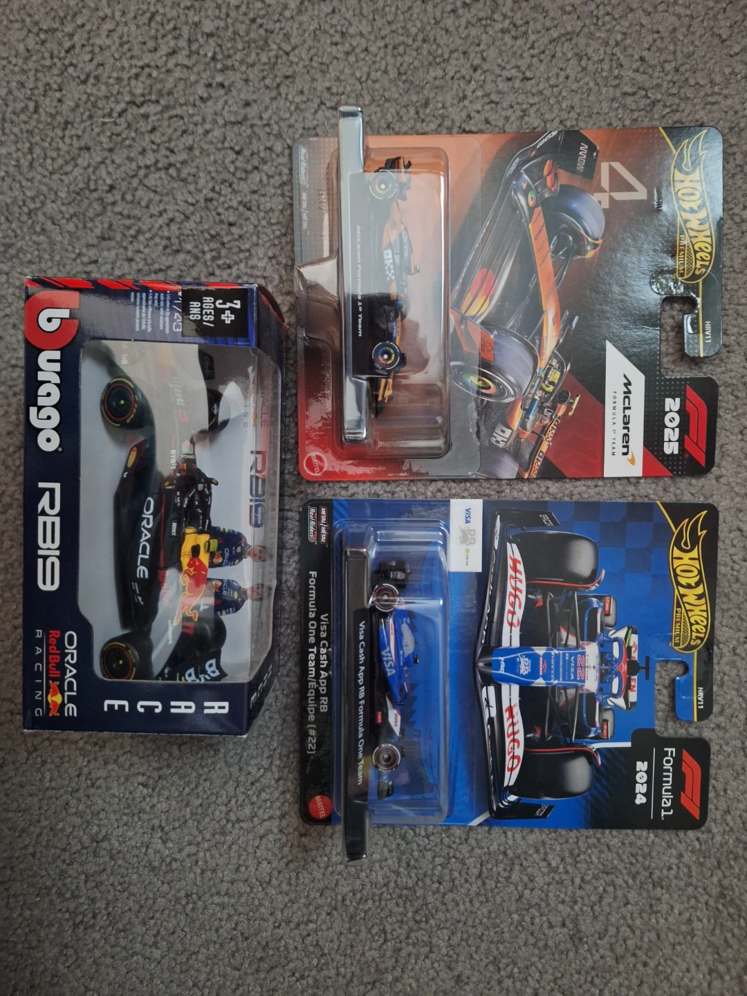 Hot wheel burago formula one lot