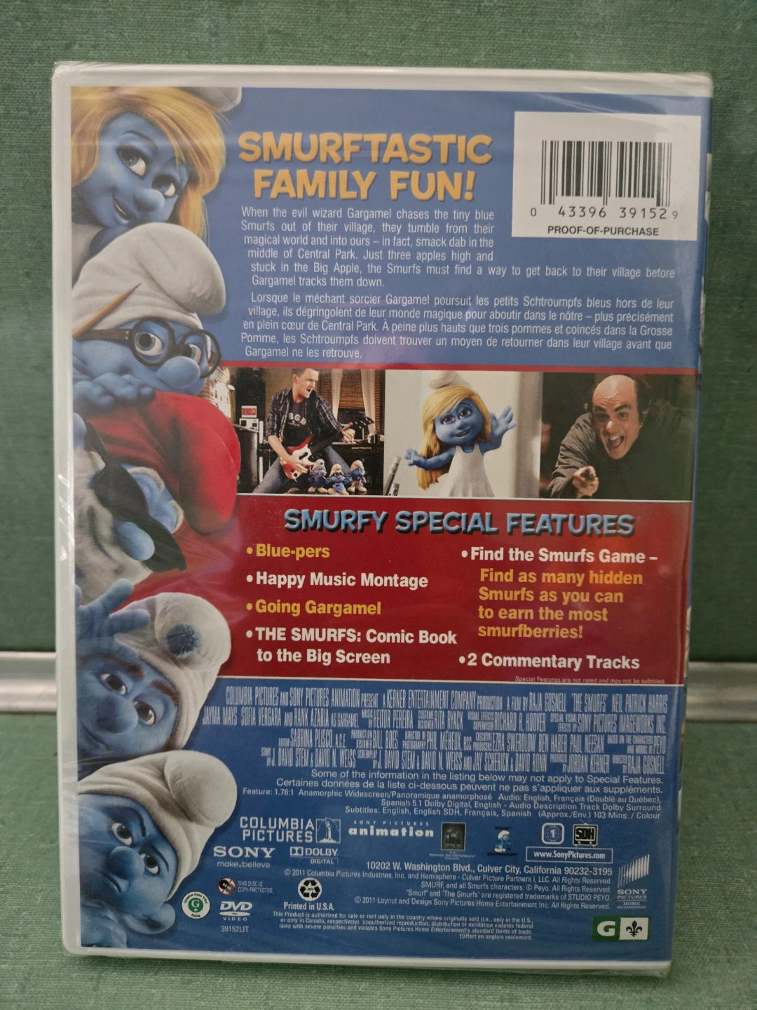 THE SMURFS dvd - photo 2