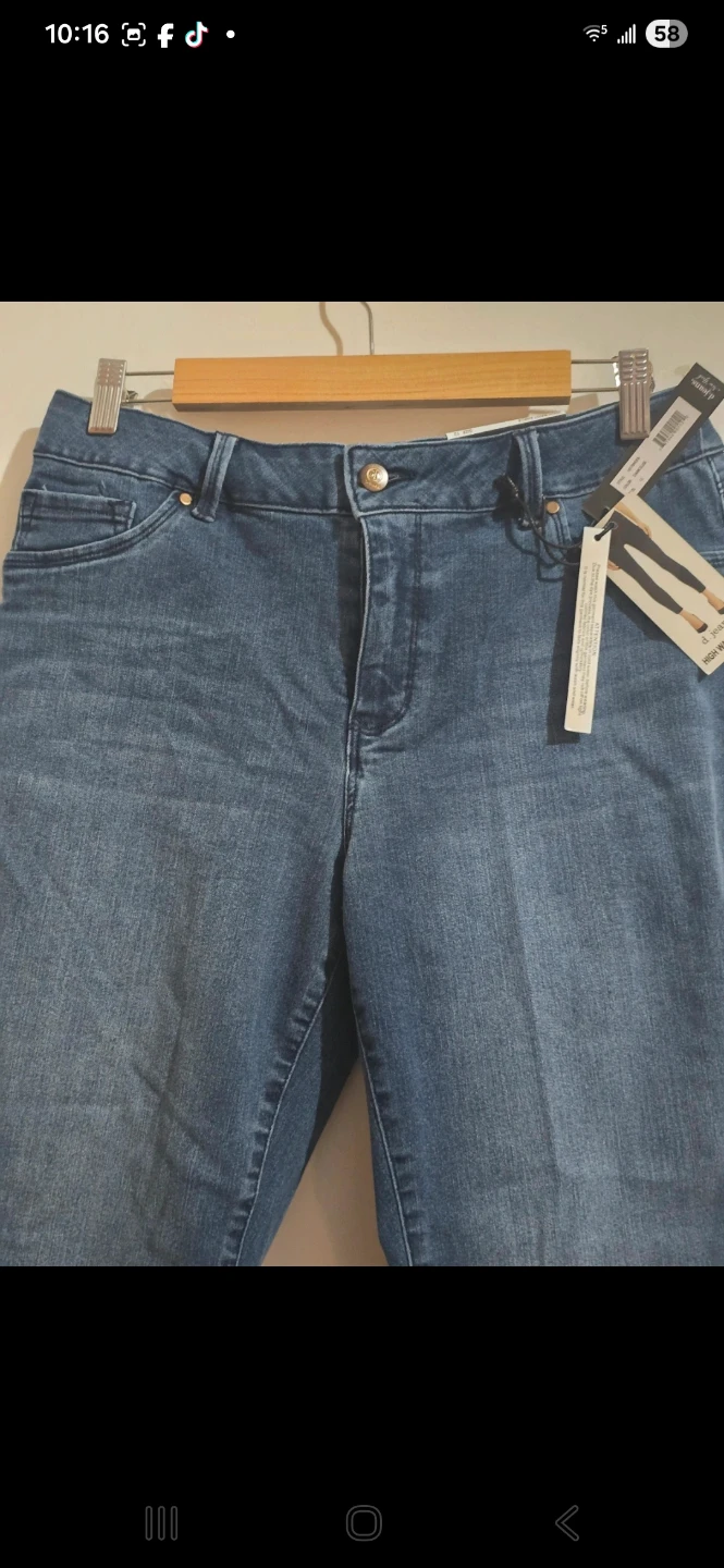 d.jeans High Waist Ankle Skinny  Jeans - Size 12 - photo 3