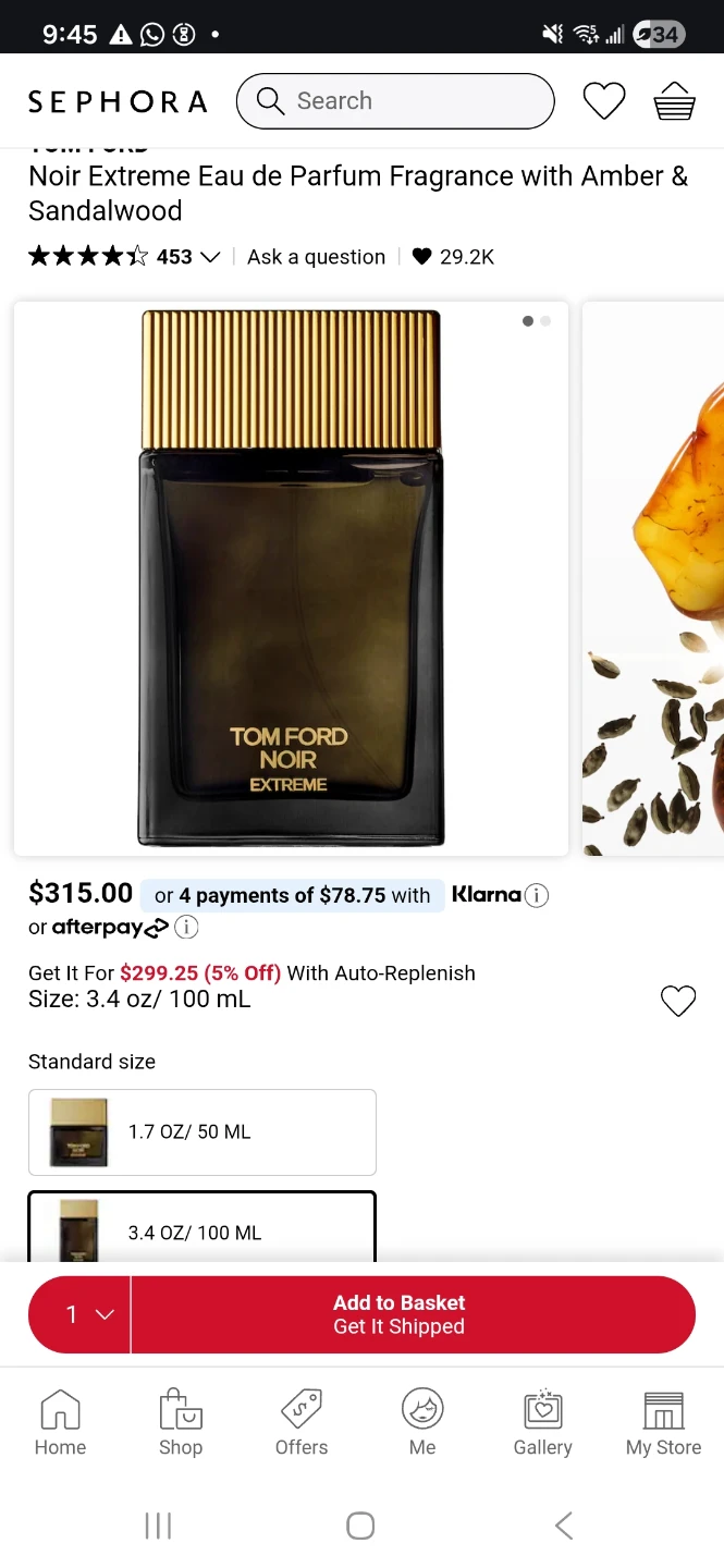 Tom Ford Noir Extreme EDP ( AUTHENTIC ) - photo 3