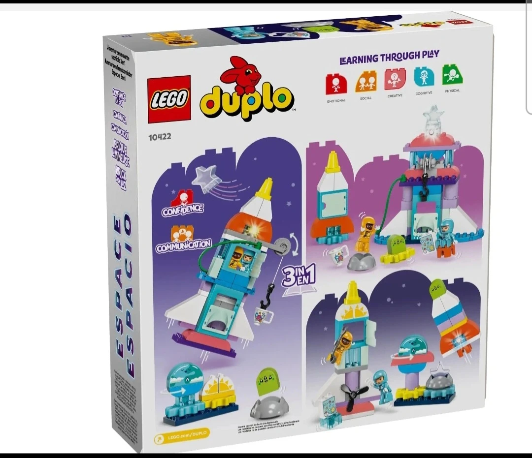 LEGO Duplo 3in1 Space Shuttle Adventure Building Set - photo 2