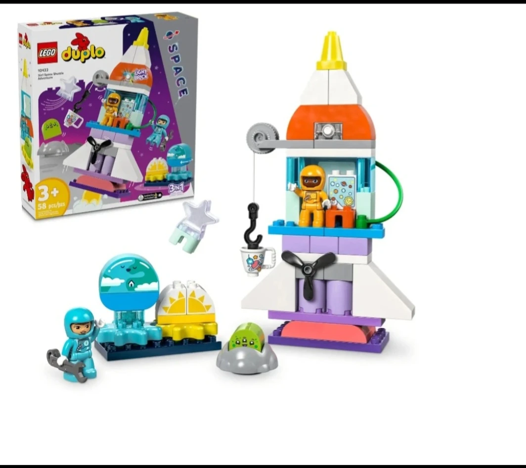 LEGO Duplo 3in1 Space Shuttle Adventure Building Set - photo 5