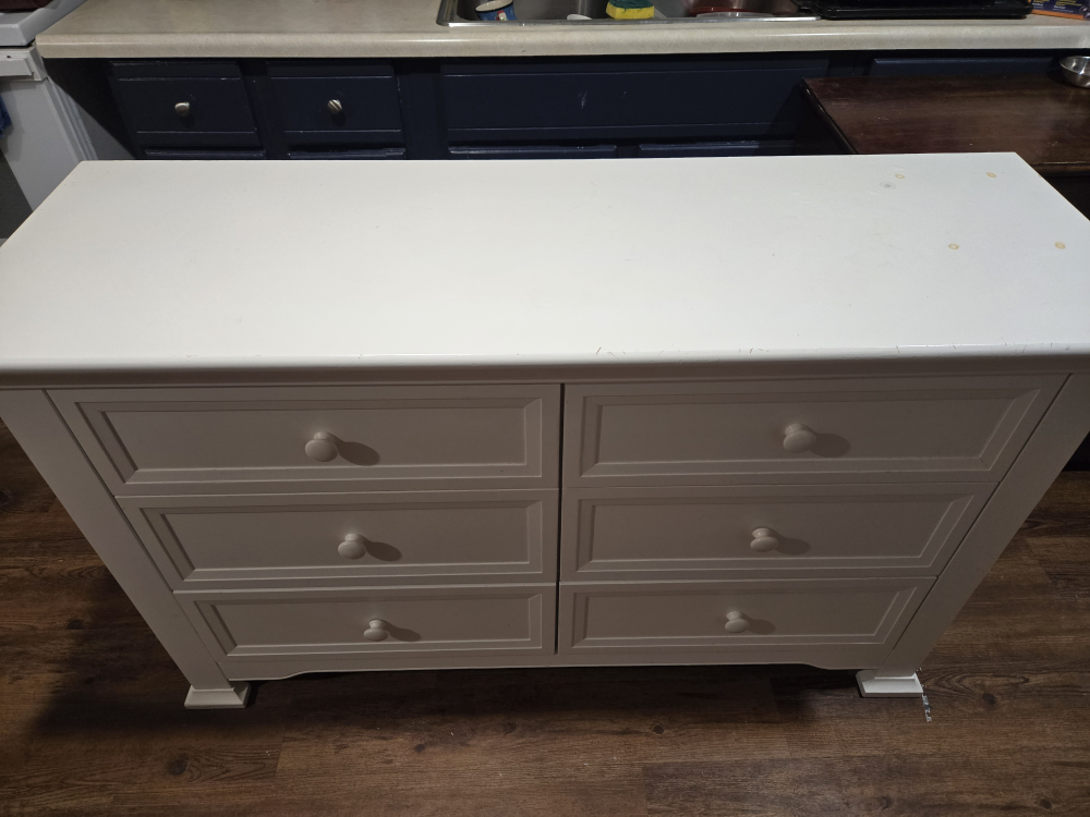 Cache Windsor 6 Drawer Dresser - White - photo 4