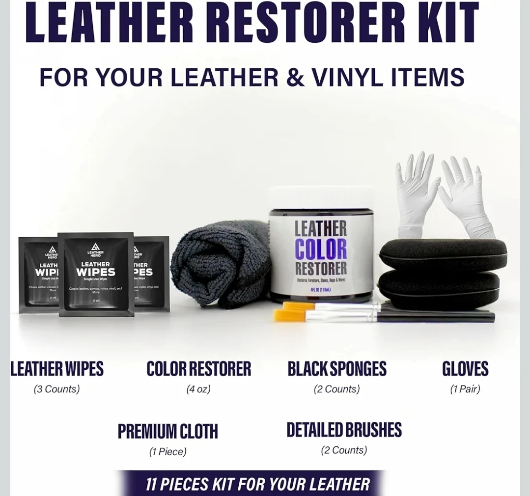 Leather Hero Color Restorer Kit - White - photo 2