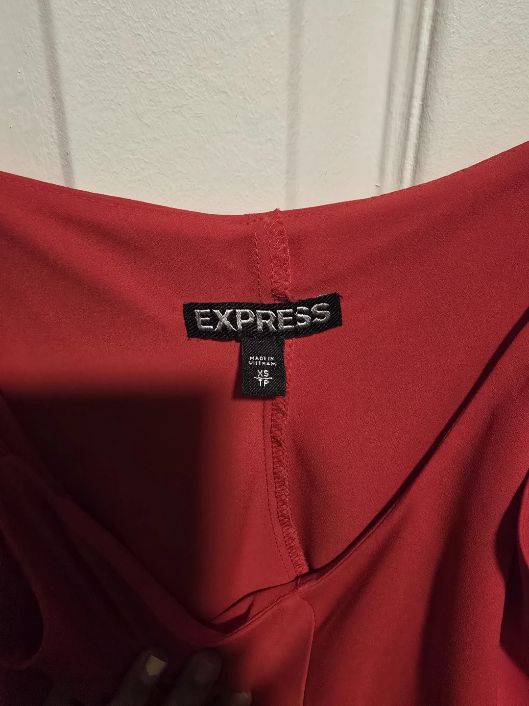Express Red Cami with Gold Chain Straps - photo 2