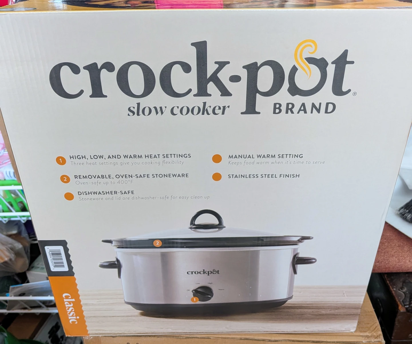 Crock-Pot Classic 7 Qt Oval Slow Cooker - photo 2