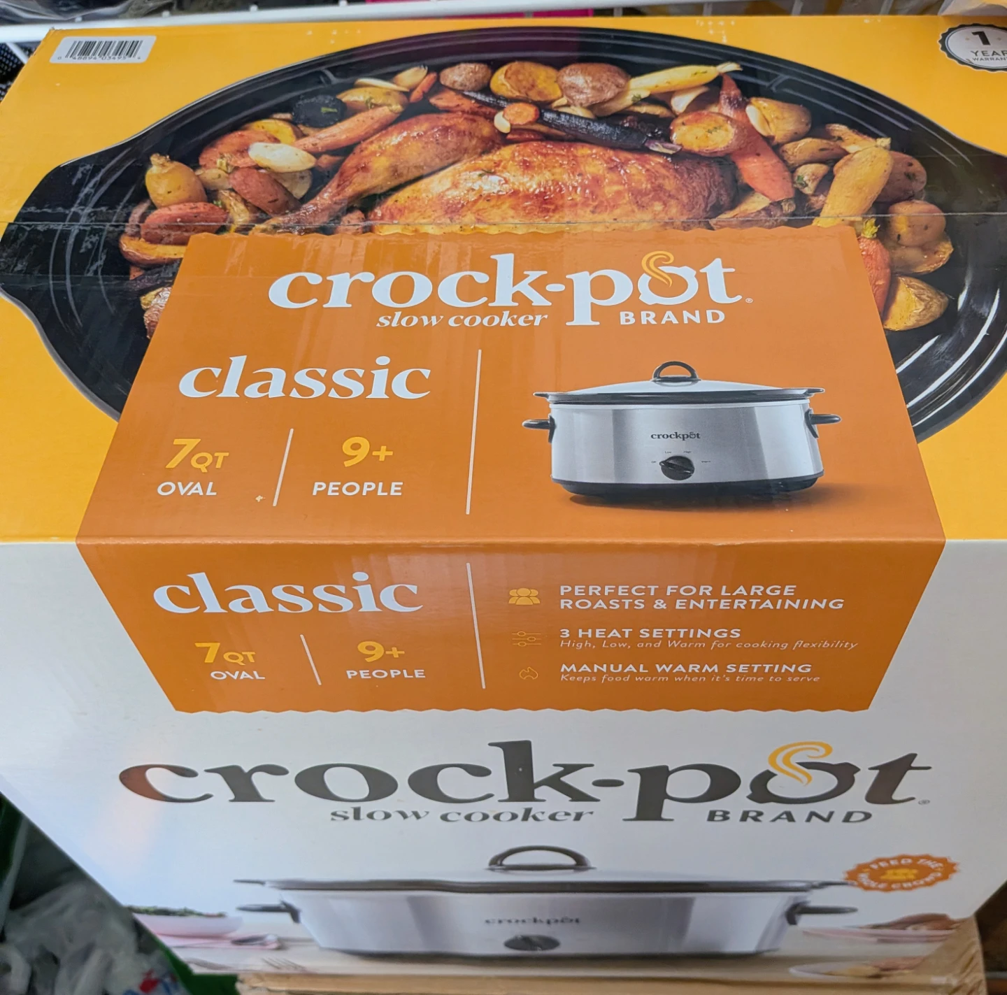 Crock-Pot Classic 7 Qt Oval Slow Cooker - photo 3