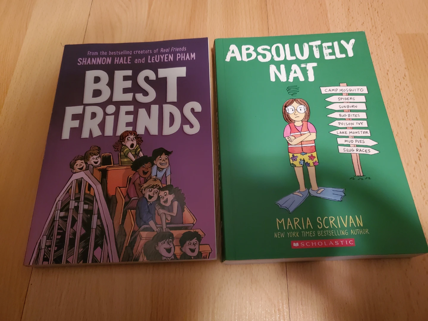 ($7 each) Best Friends & Absolutely Nat Books