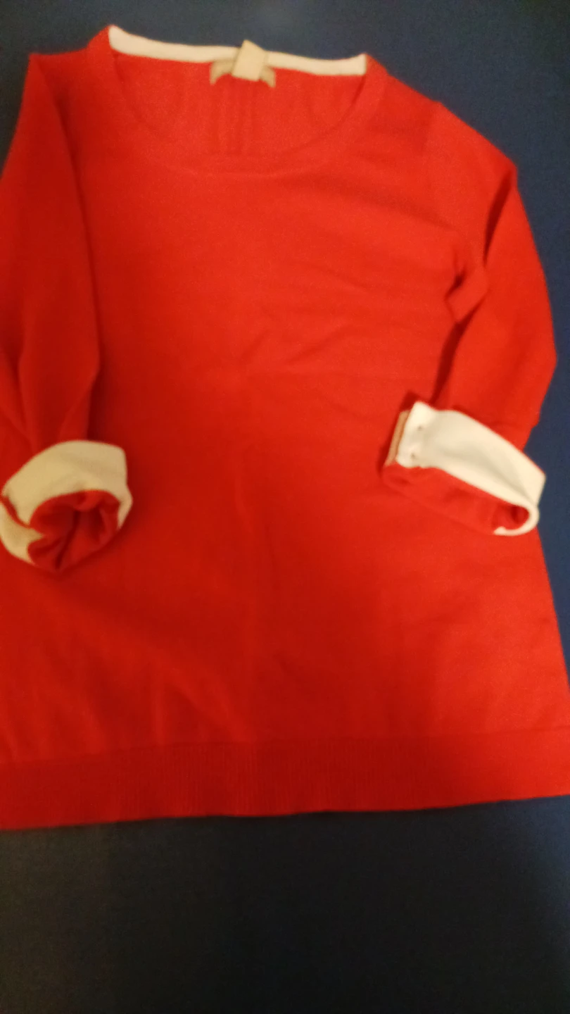 Banana Republic Red Long Sleeve Sweater - Size M