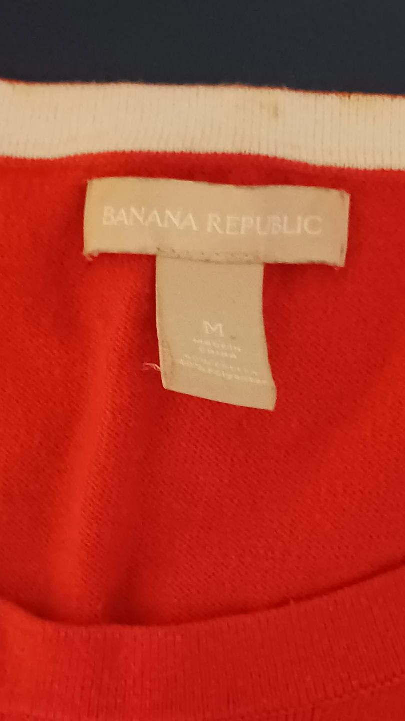 Banana Republic Red Long Sleeve Sweater - Size M - photo 2