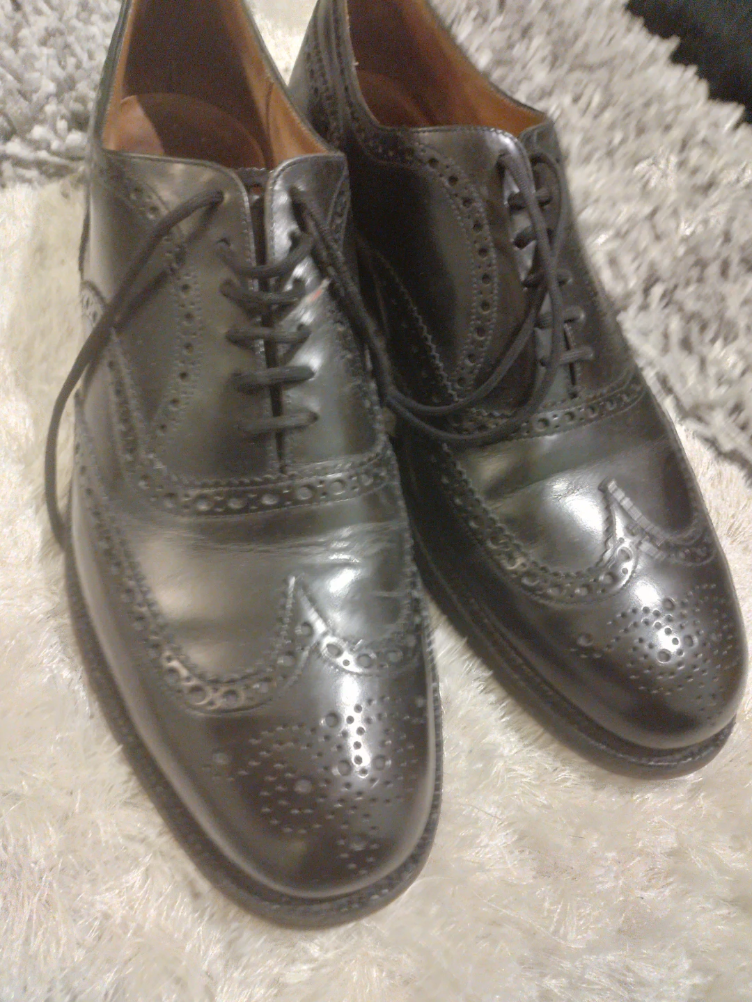 Church's Custom Black Leather Shoes