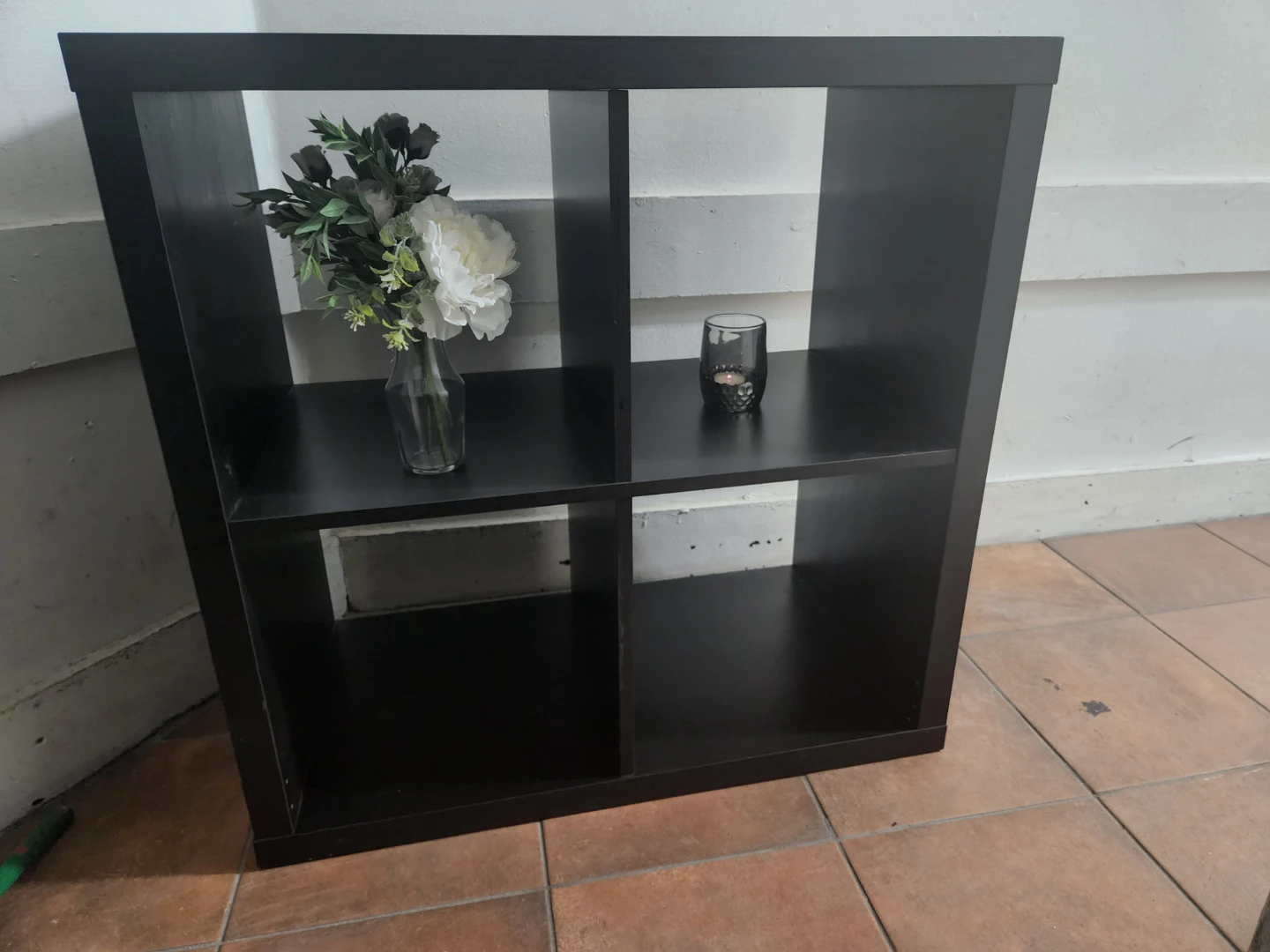 IKEA kallax cube storage shelf unit 2x2 black - photo 2