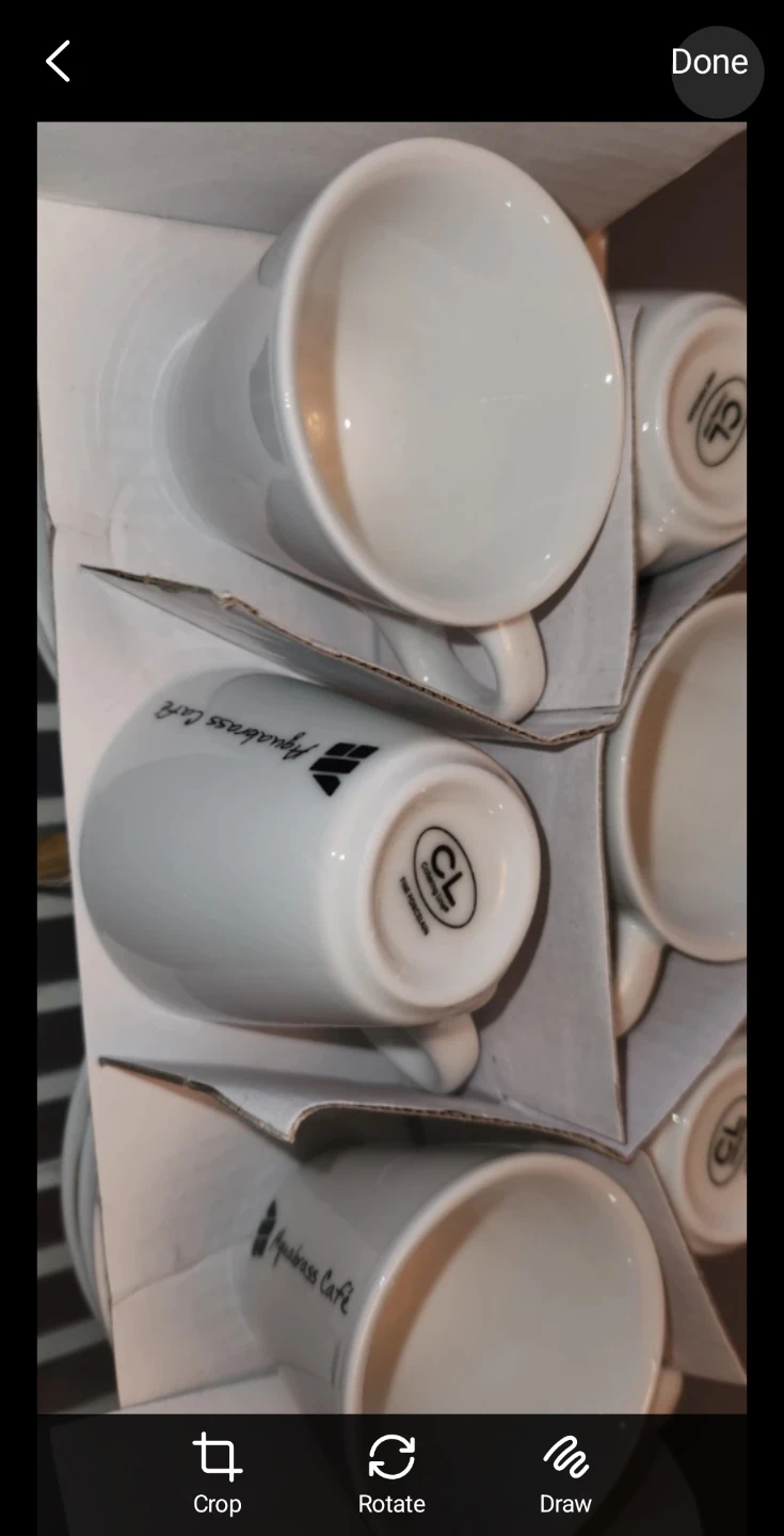 6PC ESPRESSO SET SMOKE FREE NO PETS