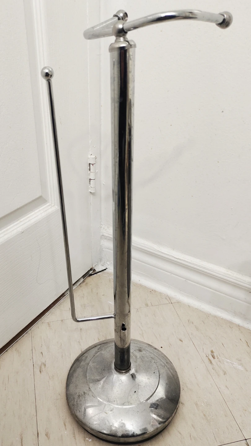Chrome Toilet Paper Holder Stand