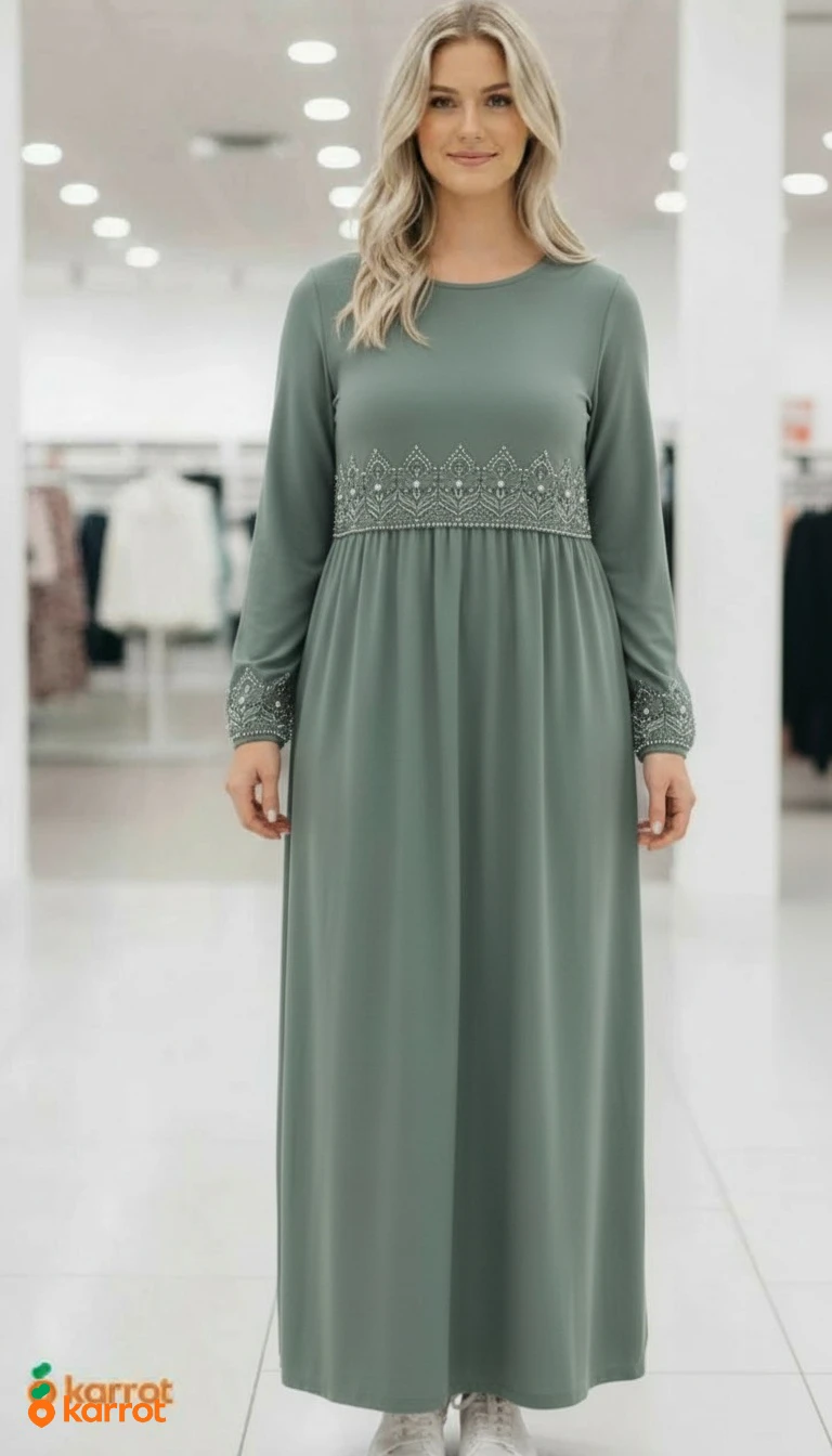 🏆Winter M&S Long Sleeve Dress Size L - photo 3