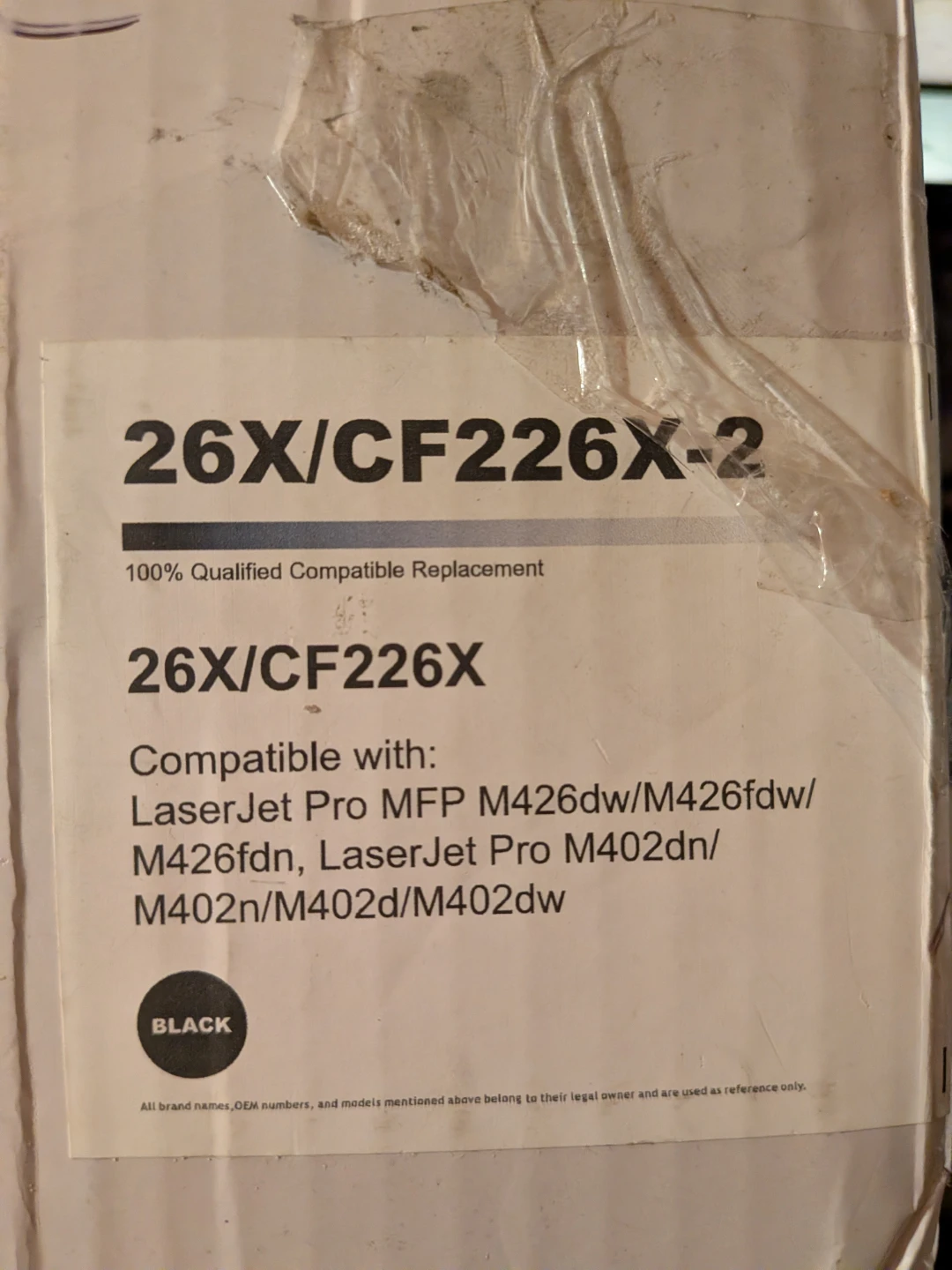 26X/CF226X Black Toner Cartridge - photo 5