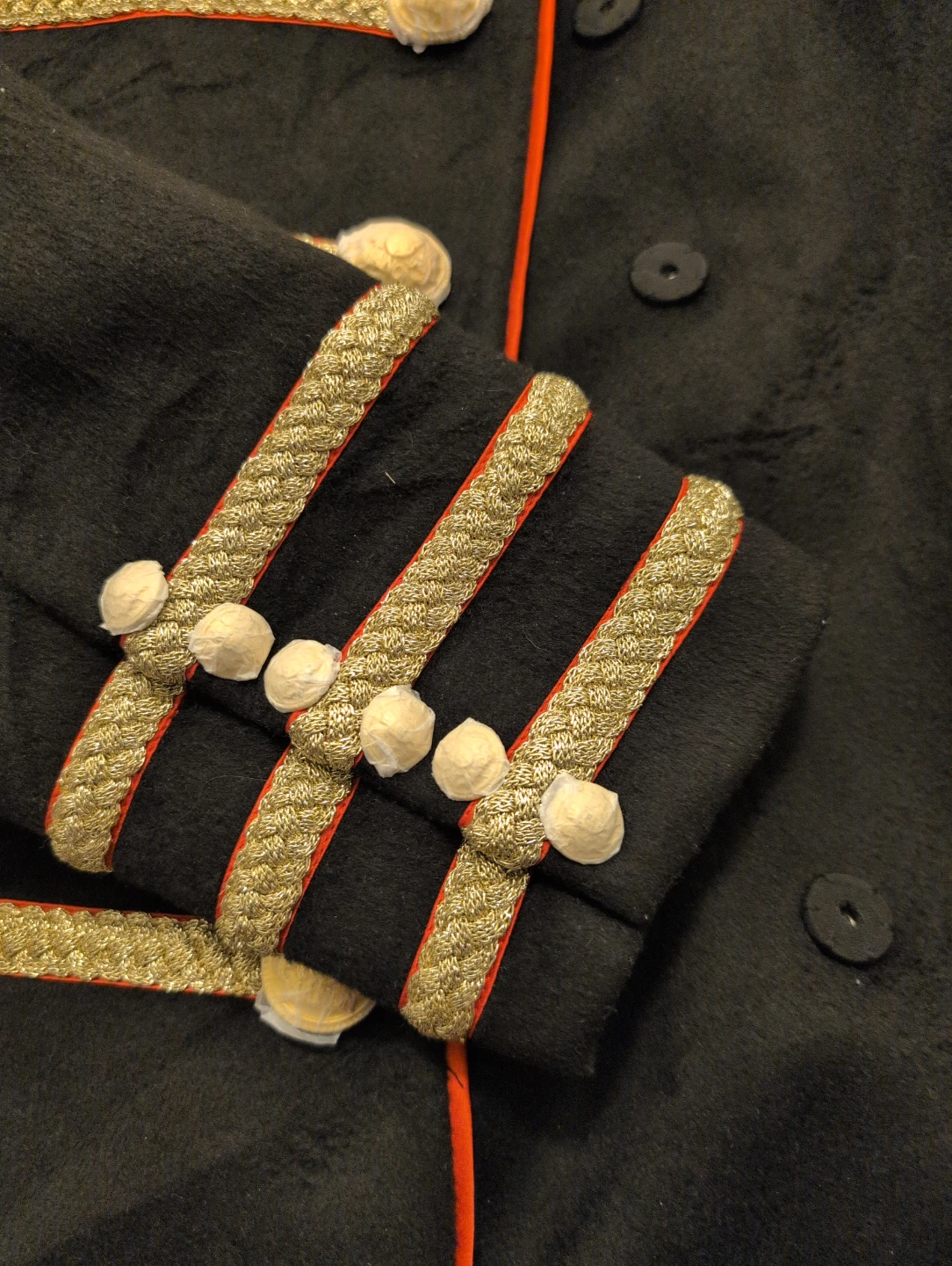 Manon Black Military-Style Coat - photo 5