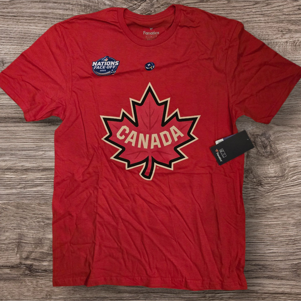 canada authentic fanatics 4 nations canada tshirts
