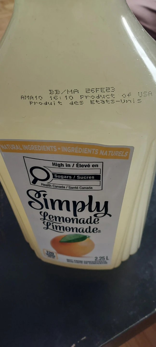 Simply Lemonade 2.25L Bottle - photo 2