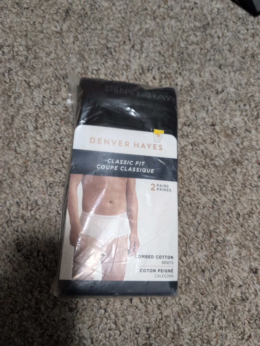 Denver Hayes Classic Fit Combed Cotton Briefs - 2 Pairs