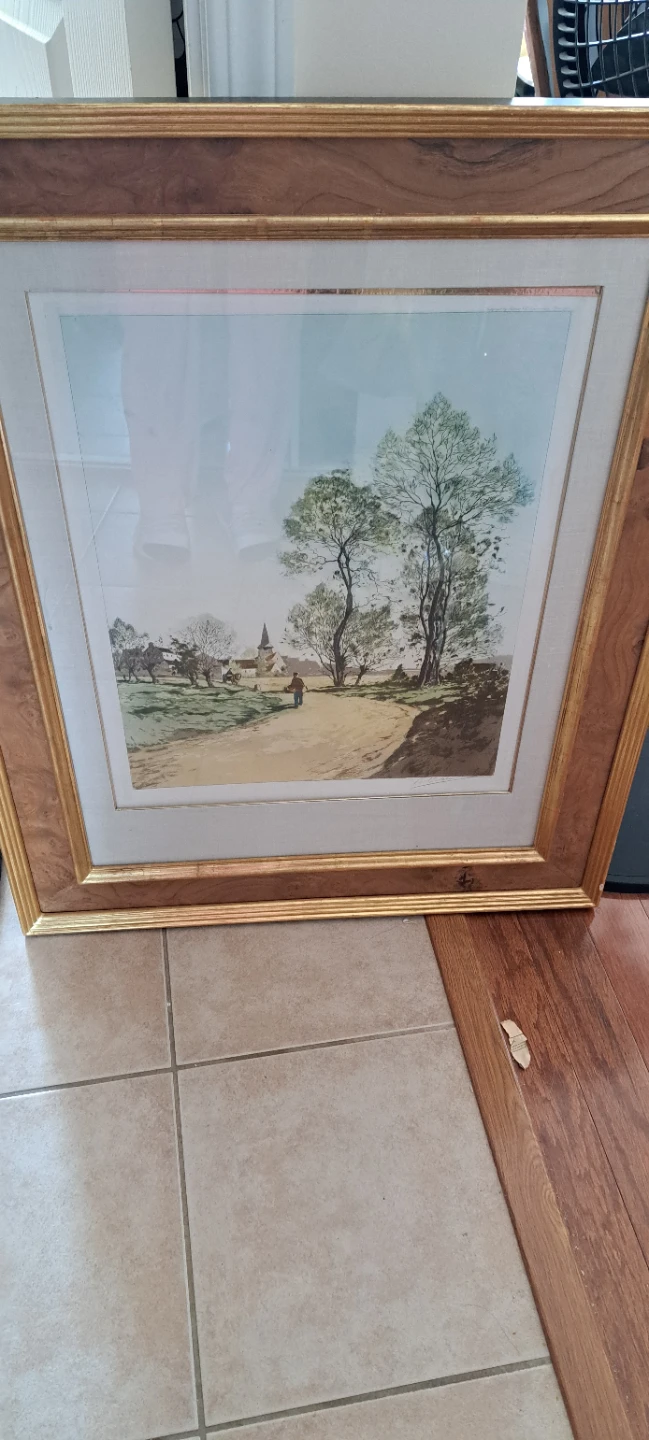 Framed Landscape Art Print - photo 3