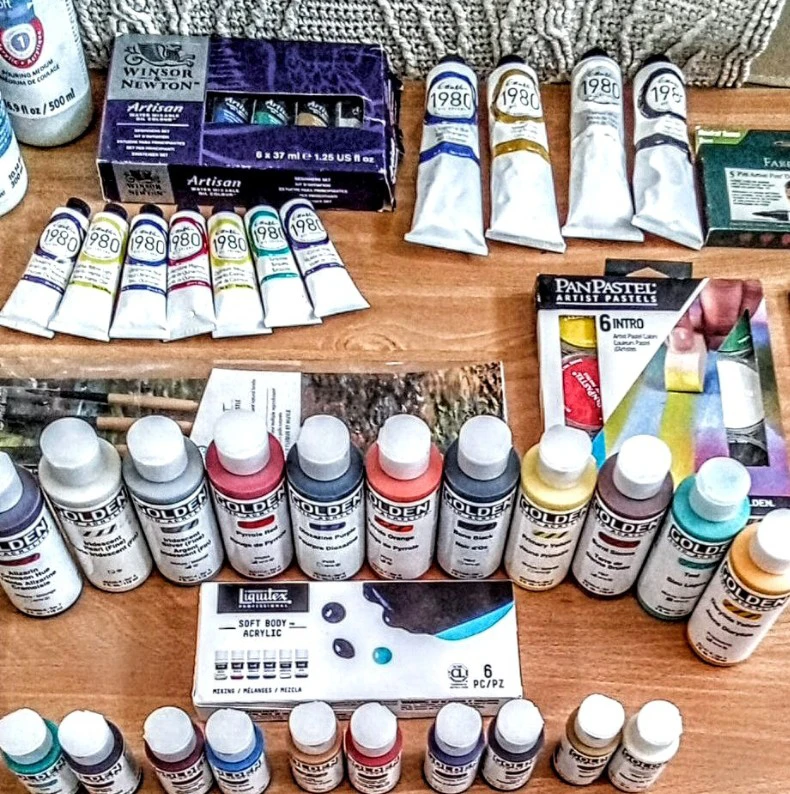 Assorted Artist Acrylic, watercolor & Oil. starts at $9 - photo 2