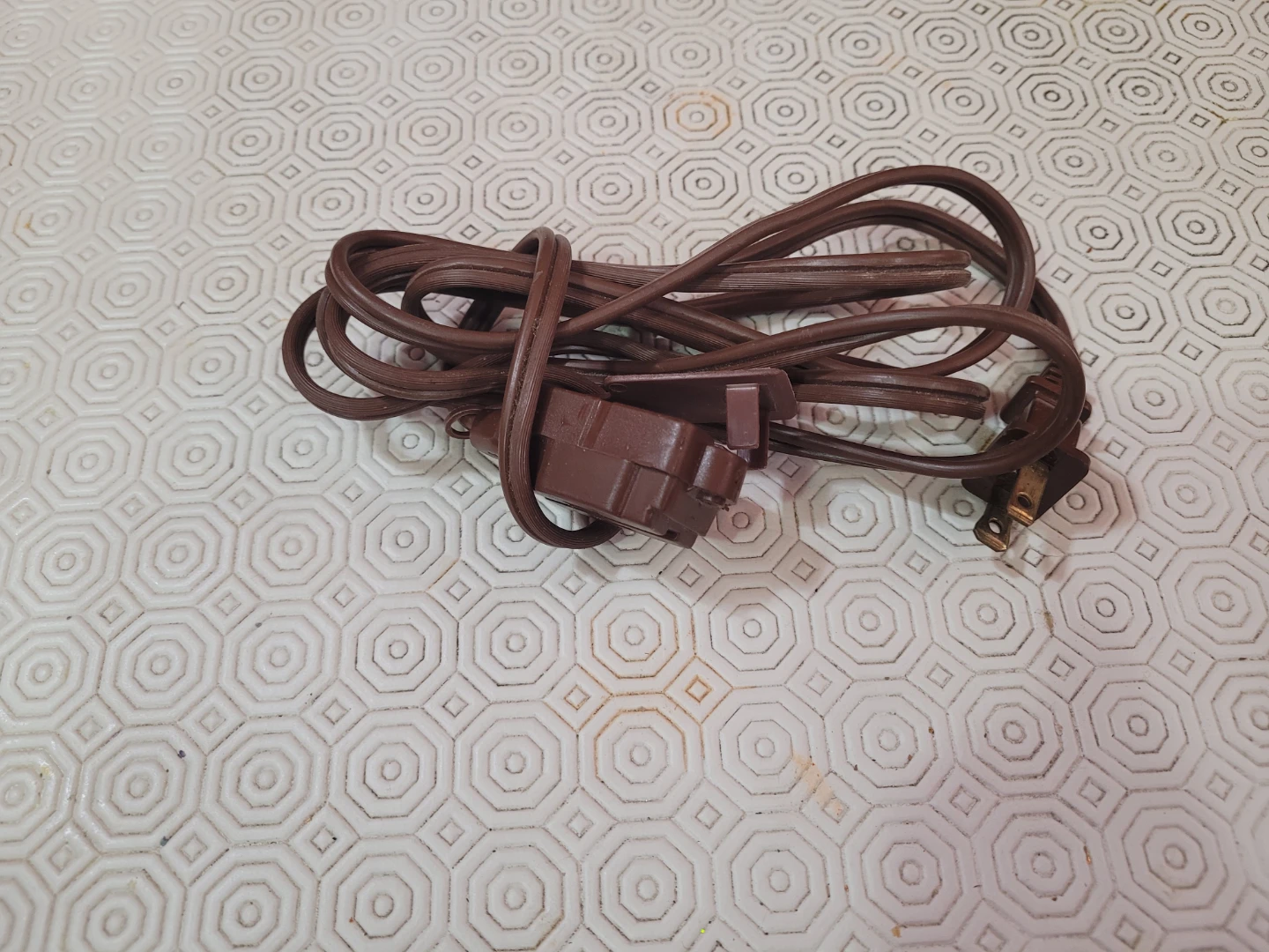 Brown Power Cord