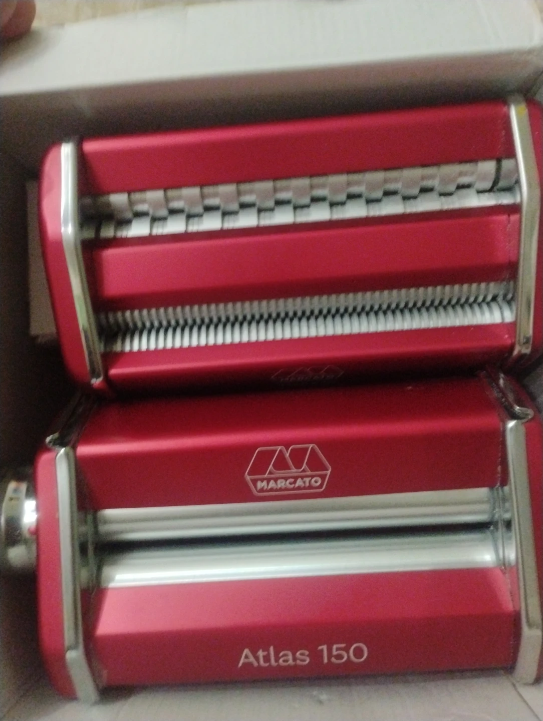 🥕 Marcato Atlas 150 Pasta Machine - Red - photo 3