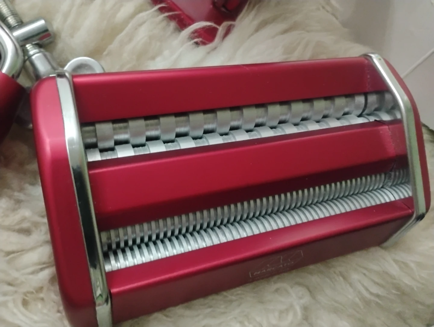 🥕 Marcato Atlas 150 Pasta Machine - Red - photo 5