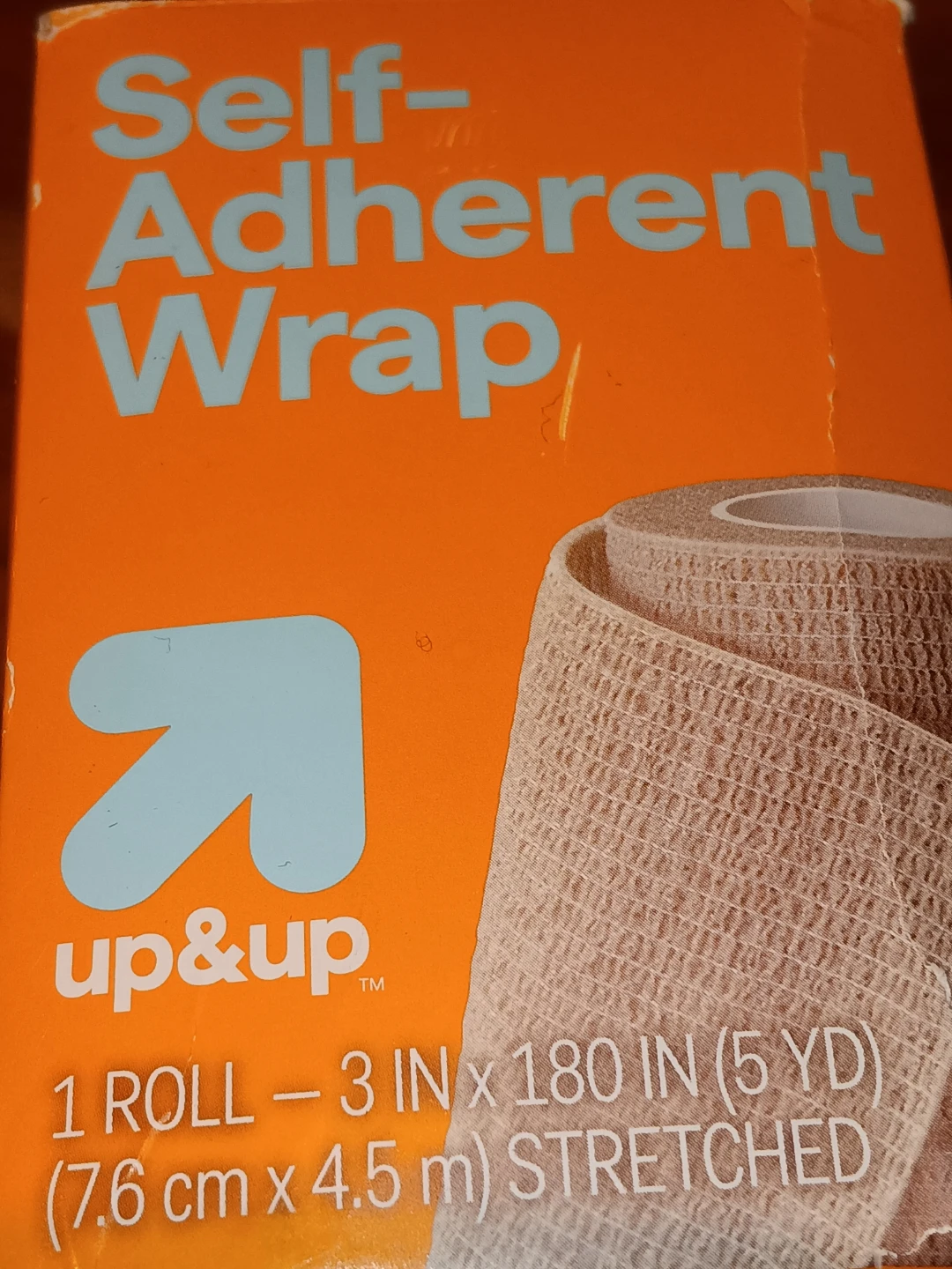 Up & Up Self-Adherent Wrap 3 Inch x 180 Inch