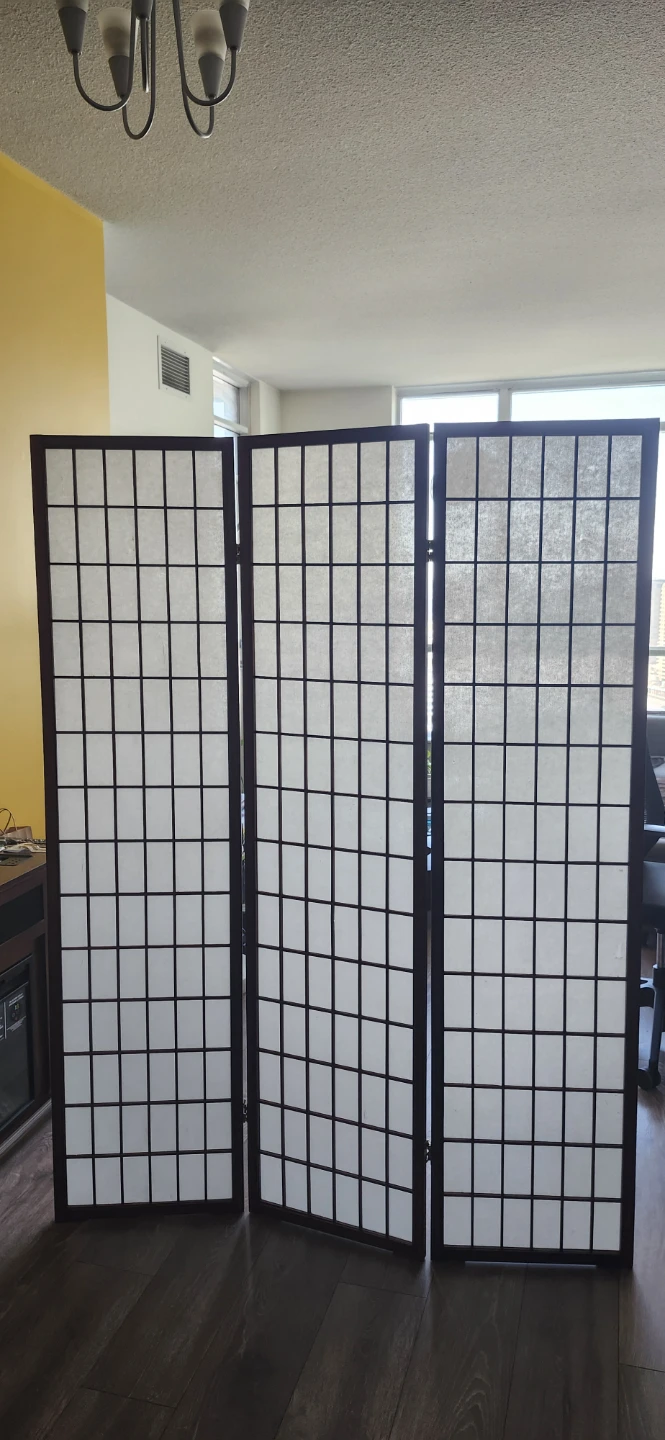 3-Panel Shoji Screen Room Divider