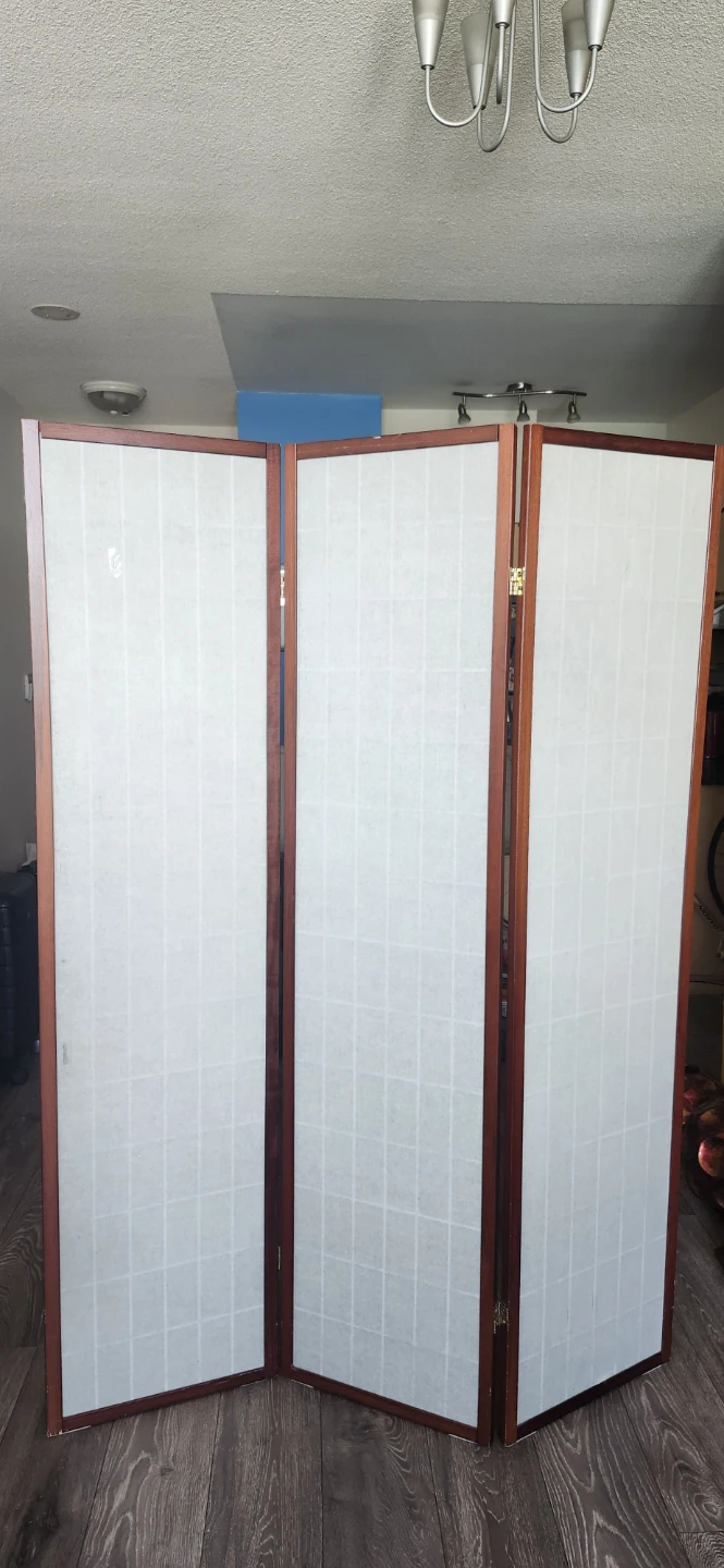 3-Panel Shoji Screen Room Divider - photo 3