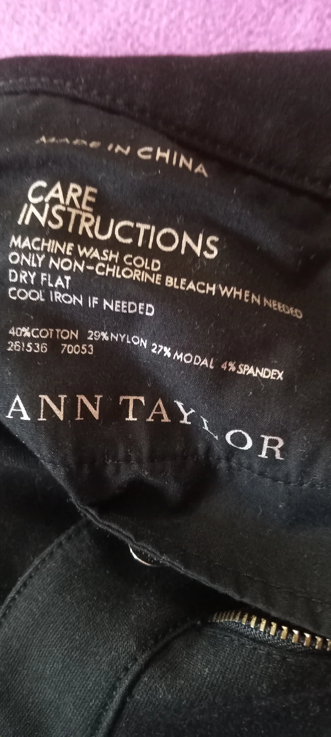 Ann Taylor Black Pants. Size: 6 - photo 3