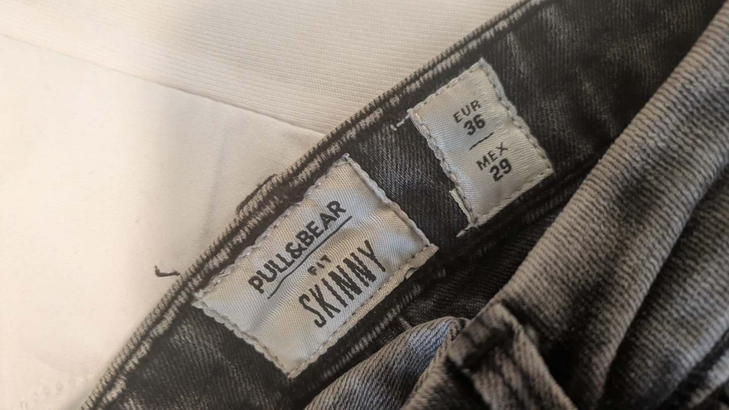 Pull & Bear Skinny Fit Jeans - Black Wash - photo 2