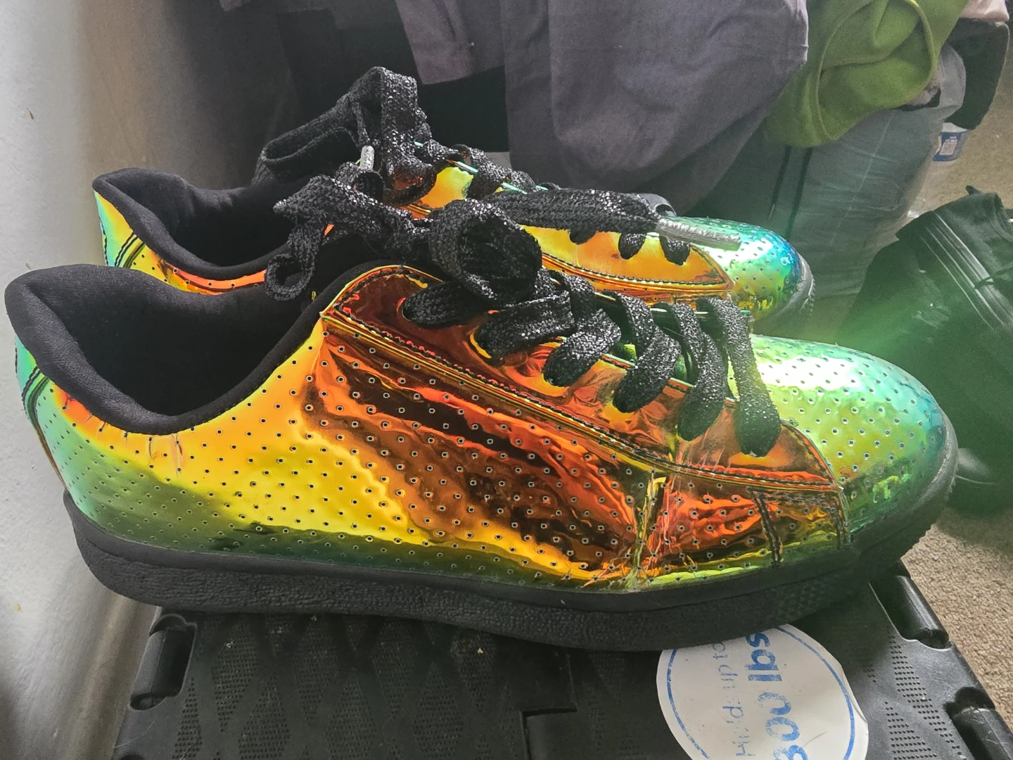 Polorized color gym shoes Size 8
