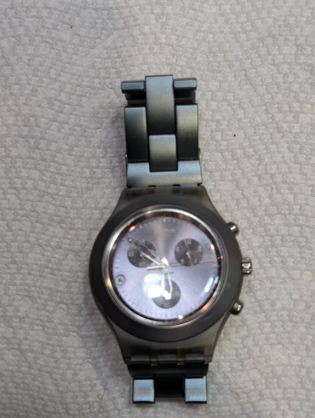 Swatch Irony Diaphane Swiss made Chronograph Watch - photo 3