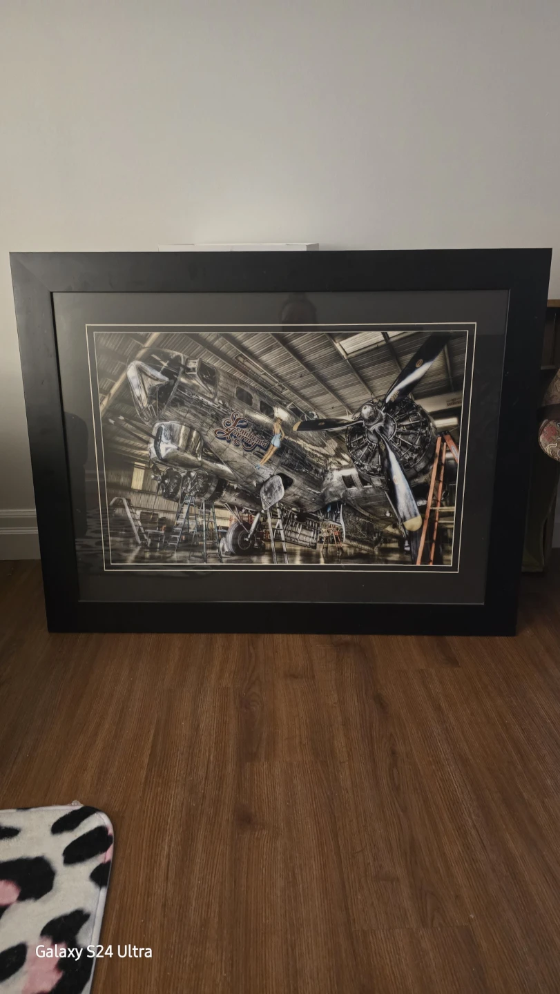 Framed Print - "Continental Nurse" B-17 Bomber Art