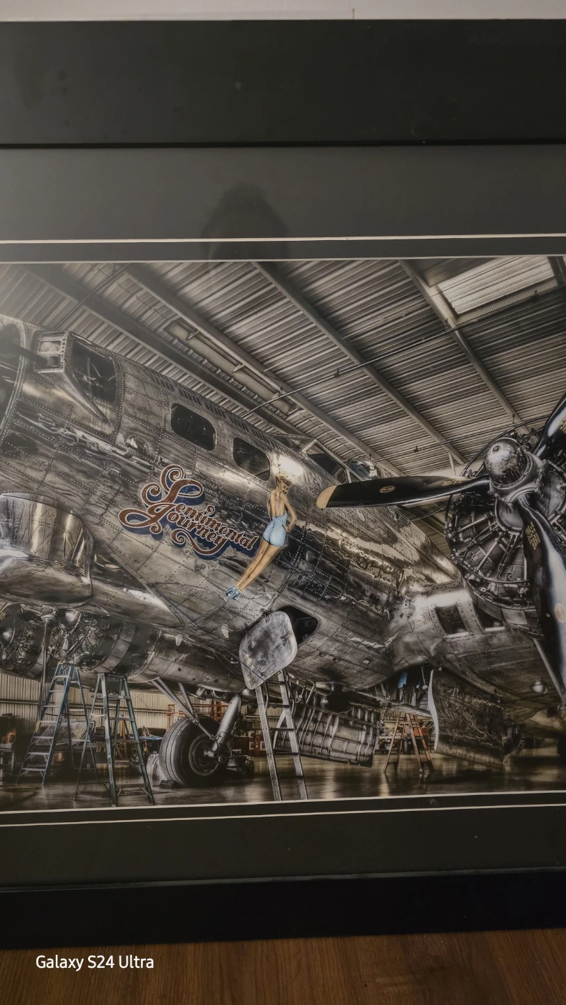 Framed Print - "Continental Nurse" B-17 Bomber Art - photo 2