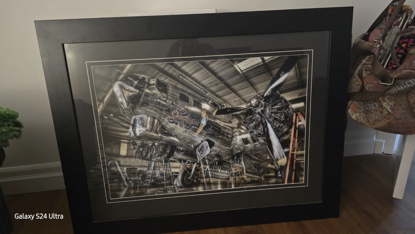 Framed Print - "Continental Nurse" B-17 Bomber Art - photo 3