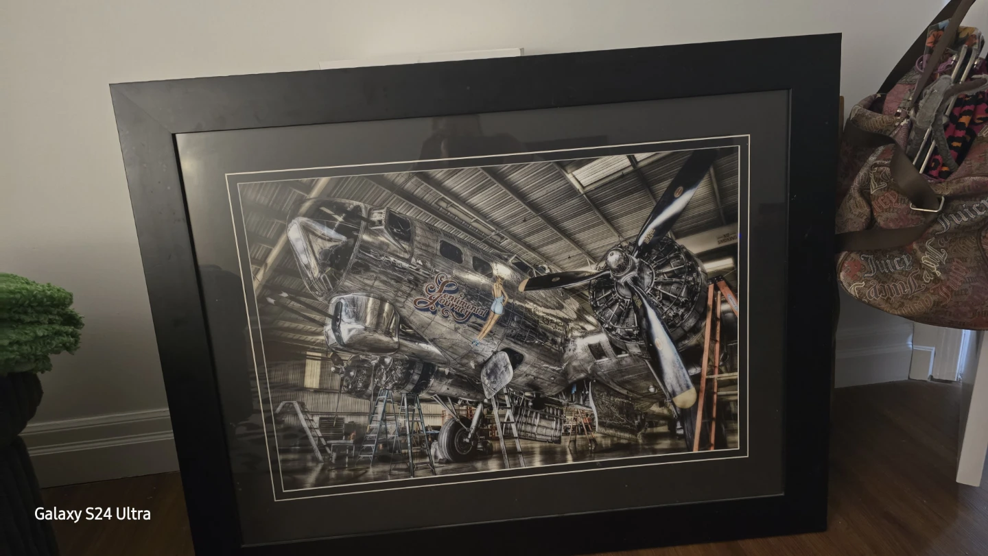 Framed Print - "Continental Nurse" B-17 Bomber Art - photo 4